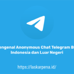 Mengenal Anonymous Chat Telegram Bot Indonesia dan Luar Negeri