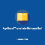 Aplikasi Translate Bahasa Bali