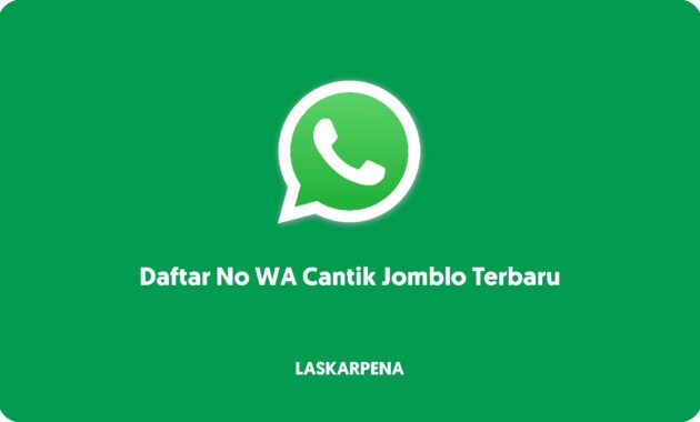 Daftar No WA Cantik Jomblo Terbaru