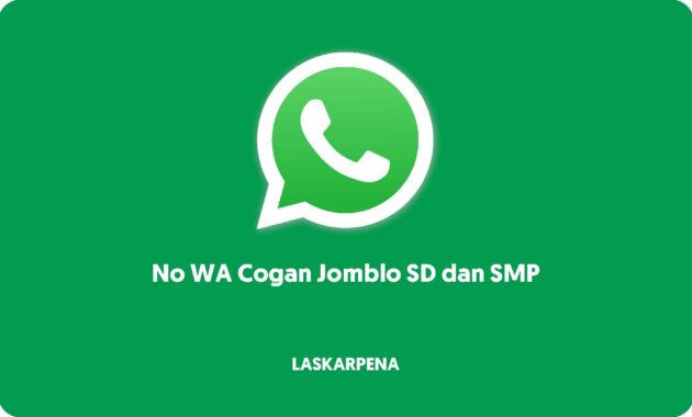 No WA Cogan Jomblo SD dan SMP