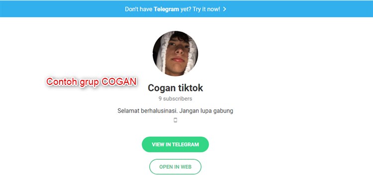 grup telegram cogan luar negeri