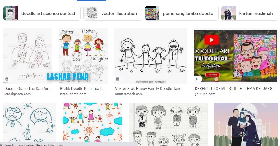 Keluarga Doodle grup wa