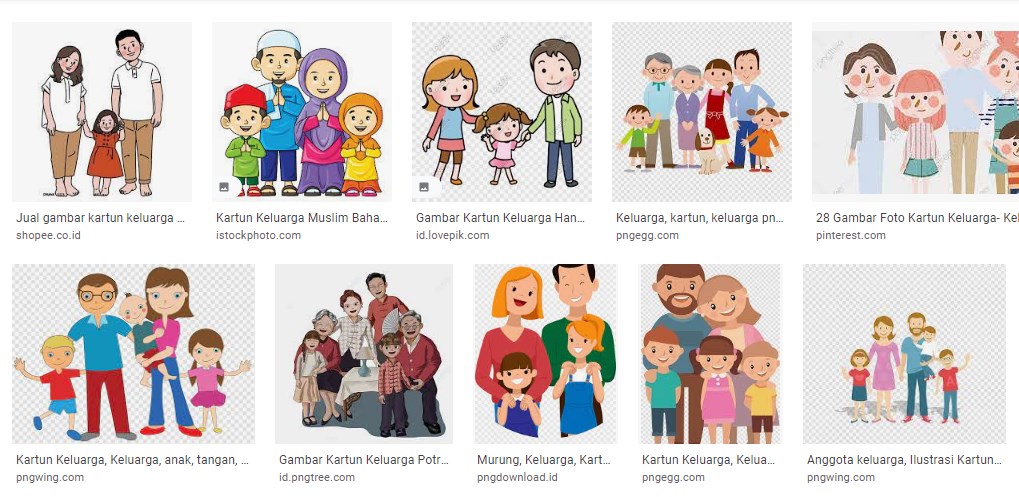 Keluarga Kartun logo grup wa