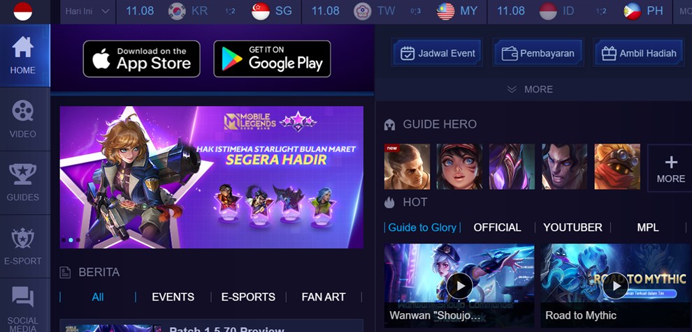 Kode nama ML berwarna 2022