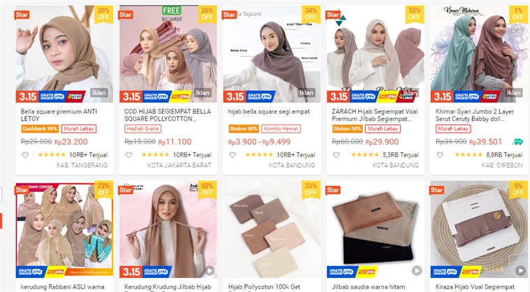 Pakaian Warna Milo