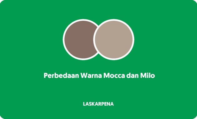 Perbedaan Warna Mocca dan Milo