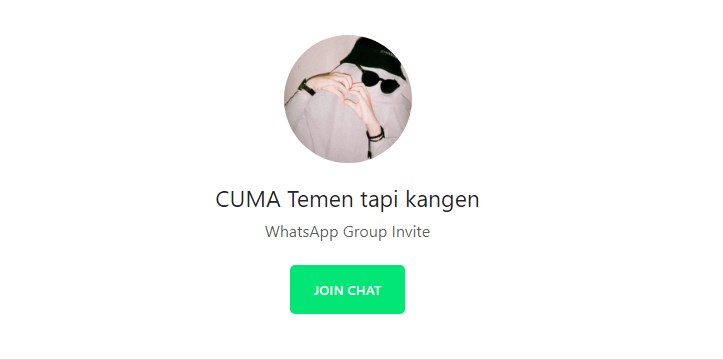 grup wa Cuma Temen Tapi Kangen