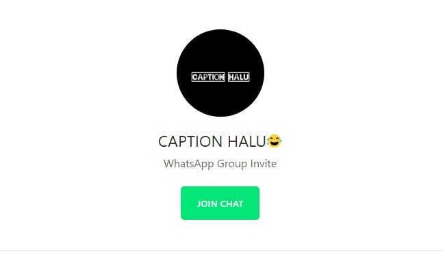 grup wa cari gebetan Caption Halu