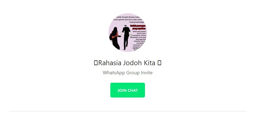 grup wa cari gebetan rahasia jodoh kita