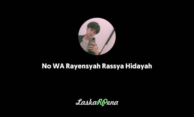 No WA Rayensyah Rassya Hidayah