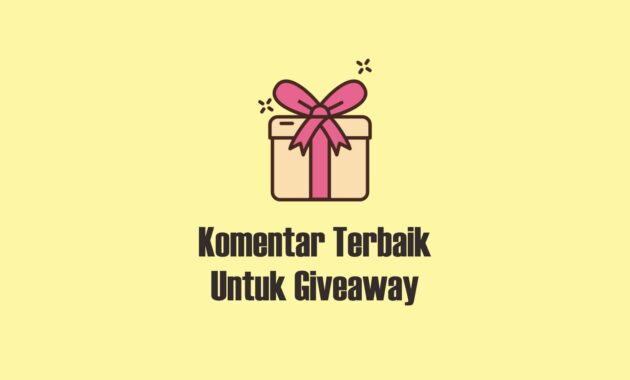 komentar terbaik untuk giveaway